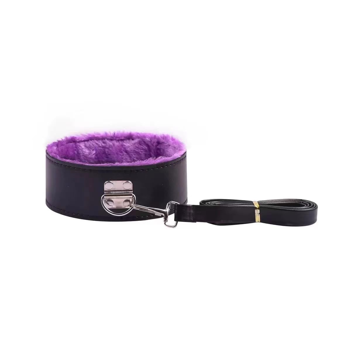HUNTVE Manette con Maschera per Gli Occhi, Regalo di Coppia, Set da Camera da Letto (Viola 7 Pezzi)