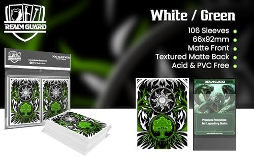 MTG All 26 Color Combination Guilds (Green/White)- 105ct Matte TCG Card Art Sleeves by Ai Armor — view 2