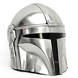 Full Size Wearable Medieval Armor Helmet | Hand-forged Authentic Steel Replica for Halloween Cosplay, LARP, Fair & Collectors (Manda)