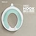Jool Baby Potty Training Seat for Boys and Girls With Handles, Fits Round & Oval Toilets, Non-Slip with Splash Guard, Includes Free Storage Hook (Aqua)
