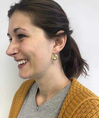 Chan Luu Petite Coin Drop Earrings In Gold Vermeil #TOP3