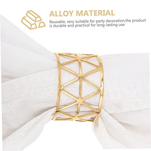 BESTonZON 6 Pçs Fivela De Guardanapo Decoração Vintage Toalha De Mesa Vintage Decoração De Casamento