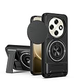 ShouBao Compatible with Oppo F31 Pro 5G Case Cover,Compatible with Oppo F31 Pro 5G CPH2763 with Slide Camera Cover Phone Stand Protective Case Black