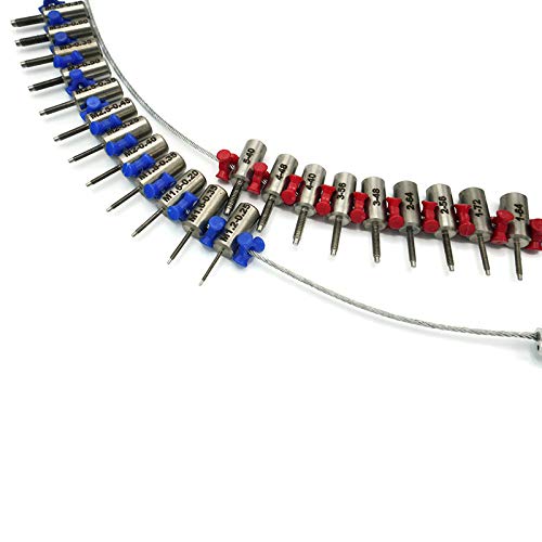 Thread Gauge - Small Inch & Metric Sizes - Nuts, Bolts & Screws Measuring & Identification Tool