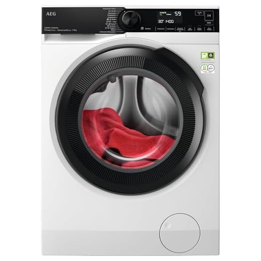 AEG Waschmaschine - Serie 8000 PowerCare- Faserschutz - UniversalDose Schublade für PODS - Auffrisch- & Nachlegefunktion - 8kg - Leise - Mengenautomatik - 1400 U/Min - Vollwasserstopp - LR8EG75480