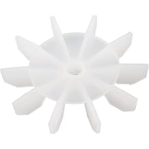 Air Compressor Fan Blade Quiet Cooling Replacement for Small Compressors Plastic Black 135mm OD 14mm D Shaft Hole Direct Motor Fan Blade 1 Pack
