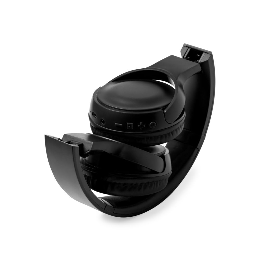 Pincho Cuffie over-ear senza fili, Bluetooth V5.0, chiamate vocali nitide, con corpo e cuscinetti da gioco, cuffie ad archetto con microfono integrato.