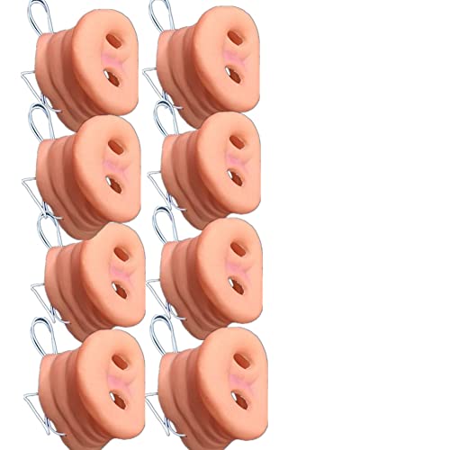 Proumhang 8 Pièces Halloween Costume de Nez de Cochon Nouveauté Nez de Cochon Cochon Museau Cosplay Masque avec Bande Élastique pour Enfants Articles de Fête