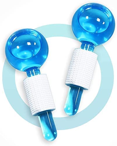 Ice Roller for Face Massager Facial Ice Globe, Smart Cool Face Roller Ball, Facial Massage Tools for for Neck, Eye Dark Circle Reduce Puffiness Anti (Pack of 2 Ball)-image-35