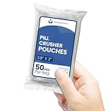 Pill Crusher Pouches - 50 Pack - Pill Crusher Pouches for Home Use, Hospitals, and Nursing Homes
