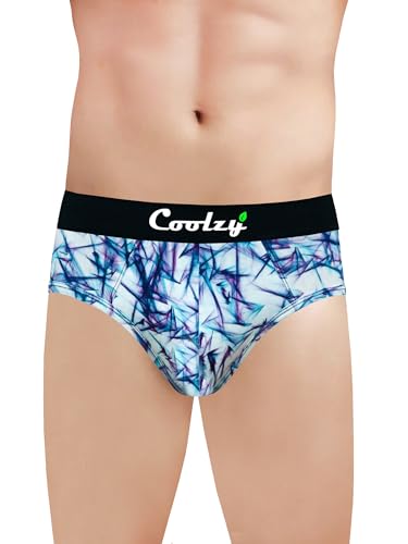 Image of Cotton Spendex Fabric Altra Soft Brief Printed Underwear Pack of 3