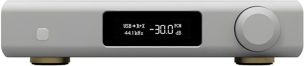 Topping Audio D90 III DISCRETE DAC, Silver, Balanced Discrete DAC Bluetooth 5.1 32bit 768kHz DSD512 Dijitalden Analoga Ses Dönüştürücü