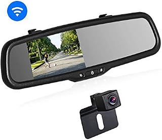 BOSCAM K2 Wireless Backup Camera kit, OEM Rear-View Mirror Monitor with IP68 Waterproof