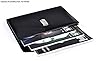 A4 Leather Document Bag Manager Conference File Folder Business Padfolio with Password Lock,Black TPN086 #4