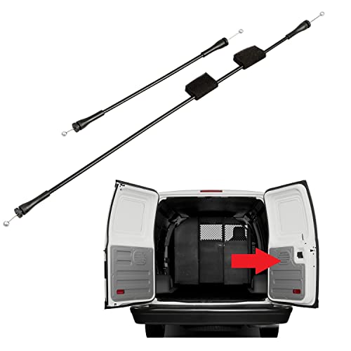 VKVXCLON Door Latch Cable Rear Right Side Compatible with Ford E150 E250 E350 E450 E550 Econoline Van 1992-2014 Rear Cargo Door Latch Release Cable Replaces# 8C2Z15431A02C 924-351