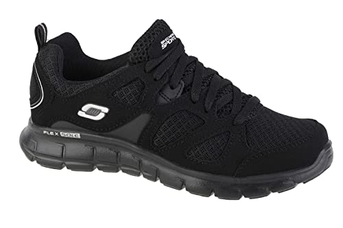 Skechers Boy's Vim- Turbo Ride Trainers, Black Black Bbk, 4 UK