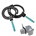YAZWUR 2 Pcs Follow Focus Ring für Objektiv Kerbgummiring Follow-Focus Gear Ring zahnrad Ring(Schwarz)