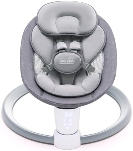 Baby Hammock, Electric Rocking Chair for Kids with Remote and Bluetooth, 3 Tim...