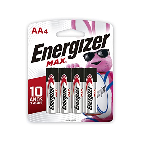 Energizer Max Aa Batteries, 4 Count #TOP21