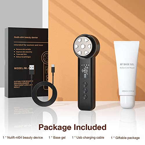 Face Beauty Device 6 In 1 Electric Skin Care Device | Firm Skin | Prevent Sagging | Wrinkle Removal | Increase Collagen & Absorption | Depuff - Non Invasive Rf Radio Frequency Device #TOP6