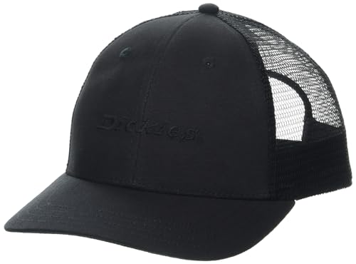 Image of Dickies Mens Two-Tone Trucker Cap, Black, One Size