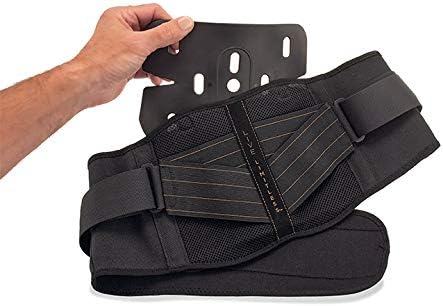 Copper Fit Unisex-Adult's Rapid Relief Back Support Brace with Hot/Cold Therapy, Black, Small/Medium
