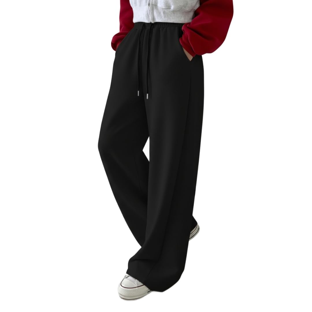 dockstreet Track Pant for Women || Baggy Fit || Track Pants || Full Elastic Jogger Track Pant ||