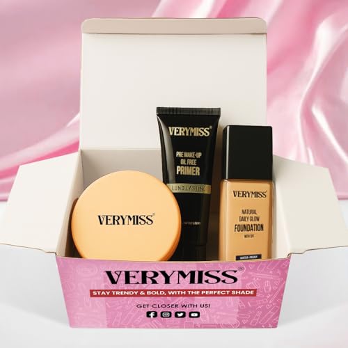 VERYMISS Makeup Combo | Pack of 3 | Vegan | Easy Application | Best Makeup Kit for Women & Girls | Ideal Gift Set (1 count Pack of 3)