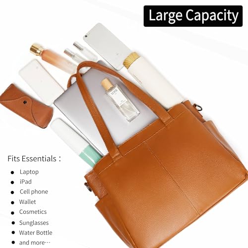 Image of Genuine Leather Purse for Women Hobo Crossbody Bag
