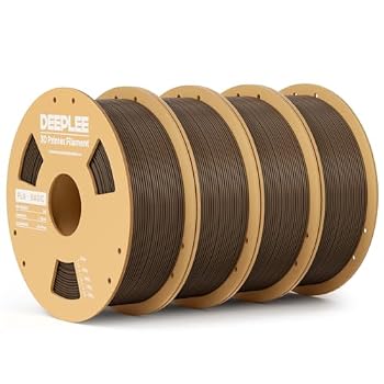 DEEPLEE PLA Basic 1.75mm 3D Printer Filament Brown 4KG