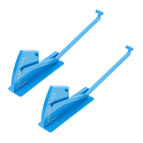 CIYODO 2pcs Garden Leveling Gauge Mower Deck Leveling Precision Ruler for Easy Adjustments