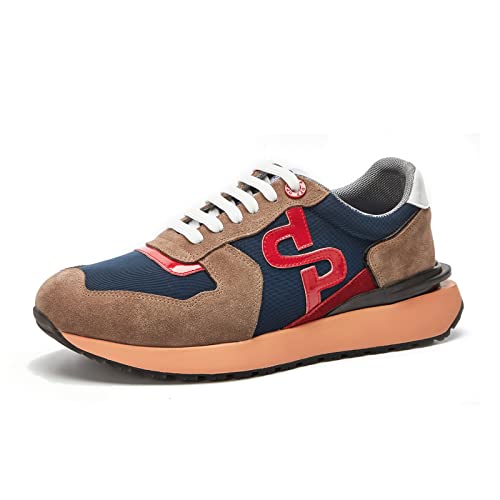 OPP Suede Leather Fashion Sneakers for Men Casual Lace-up Shoes Running Athletic Tennis Sports Gym