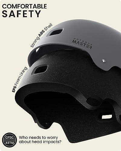OutdoorMaster Skateboard Cycling Helmet-Beetles Snug,Bike
