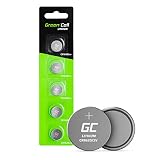 Piles Bouton au Lithium Green Cell CR1620 3V (1620 / CR1620 / CR 1620), conçue pour Une Utilisation dans Les Porte-clés, balances et dispositifs Portables et médicaux, etc. Pack de 5
