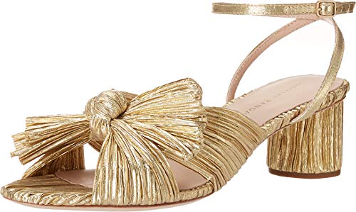 Loeffler Randall Women's Dahlia-Pla Heeled Sandal, Gold, 5.5 Medium Us #TOP9
