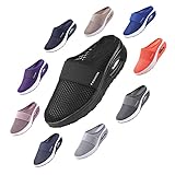 2022 New Women Diabetic Walking Shoes Air Cushion Orthopedic Slip-on Shoes, Breathable with Arch...