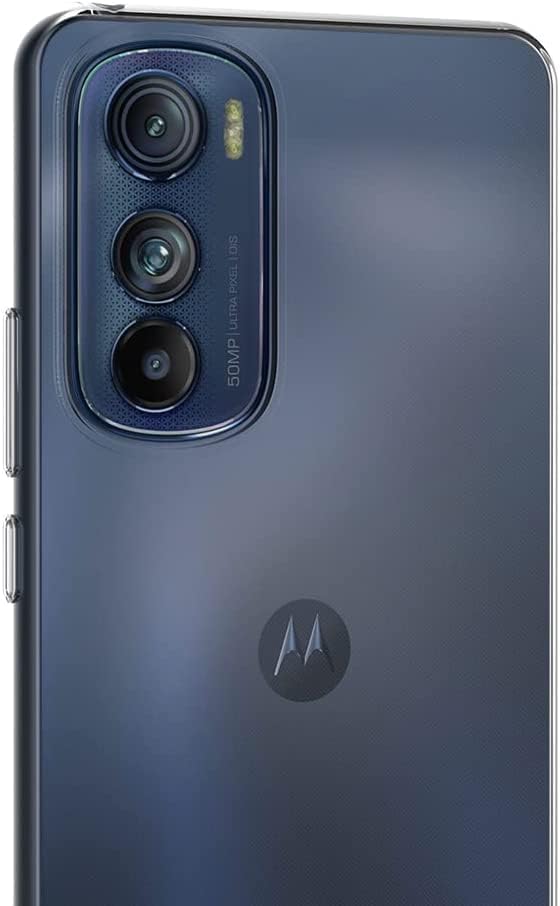 MaiJin Custodia Trasparente Morbida Per Motorola Moto Edge 6.7 Pollici - TPU Antiscivolo Cristallo Di Rocca