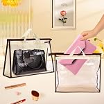 2 Pack XL Size Clear Handbag Storage Organizer - Image 2