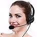 immagine 1ATopoler Cuffie USB Cablate con Microfono Cancellazione del Rumore e Controlli Audio, Cuffie USB Cablate per PC Super Leggere e Confortevoli per Chiamate di Lavoro Call Center Skype Chat Conference