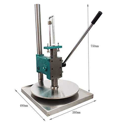 Intbuying T251129 14Inch Manual Pizza Dough Pastry Press Machine Household Pizza Cake Press Machine Dough Press Sheeter Dough Pastry Presser Stainless Steel Pasta Maker Pizza Express Machine thumb #5