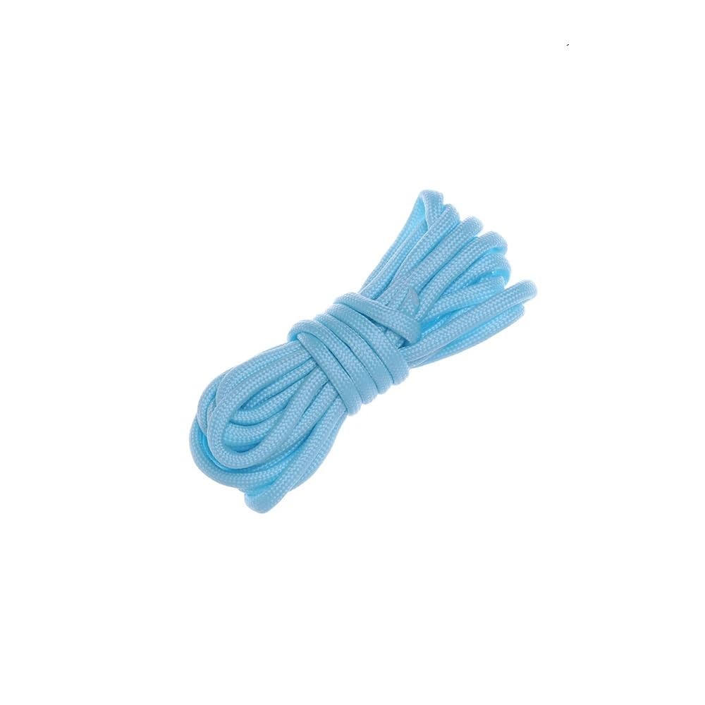 Paracord Luminous Paracord 550 Parachute Cord Lanyard Rope 9 Strands Cores Outdoor Survival Ropes 1/3/5M(Blue,5M)
