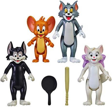 Tom & Jerry 3"" Figure - Four Pack, Multicolor