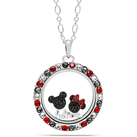 Disney Mickey Mouse Large Living Locket Set - Believe Cover