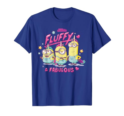 Minions Fluffy & Fabulous T-Shirt, Men, Royal Blue, Large