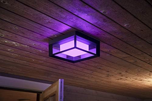 Philips Hue Econic White and color ambiance Zewnętrzna lampa ścienna LED, kinkiet, 16 mln kolorów, możliwość przyciemniania, sterowanie aplikacją