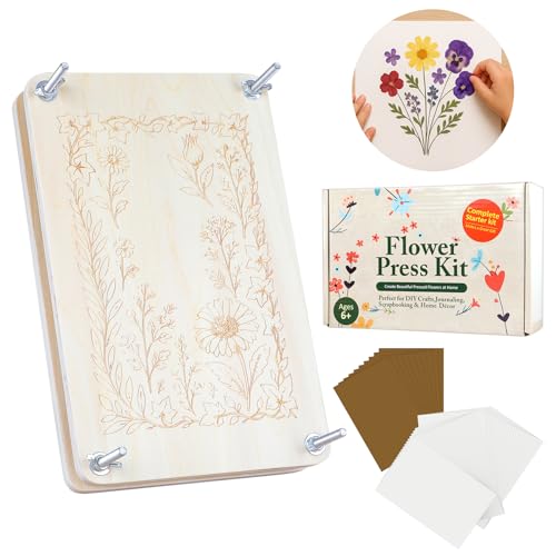 MeRGBWLife Large Flower Press Kit for Adults...