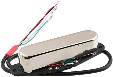 LYWSMSK Noiseless Vintage Tone Alnico 5 Stack Neck Pickup for Tele Telecaster Electric Guitar Nickel