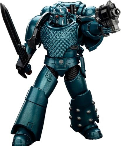 JOYTOY Action Figures Warhammer 40K 5inch Alpha Legion Headhunter Prime 1/18 Movable Model Collectible Figurine