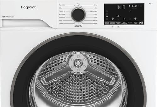 Sèche-Linge Hotpoint CHD94MWBSFRX – Pompe à Chaleur 9 kg, Classe C - vue 6