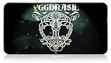 Motif Marteau de Grande Taille Tapis de Souris de Viking Thor, Nordic XXL Antidérapante en Caoutchouc Table Mat pour Les Jeux Bureau Bureau D'ordinateur,Hammer c,900x400